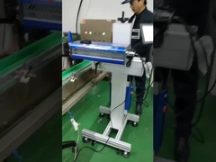 Máquina de marcação a laser de CO2 de comprimento de onda de 10,6um padrão para alcance de marcação de 110 mm × 110 mm