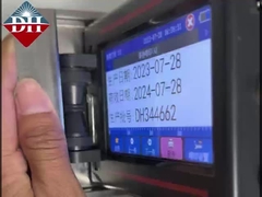 Impressora a jato de tinta portátil de 230*95*135mm para material de aparência da máquina