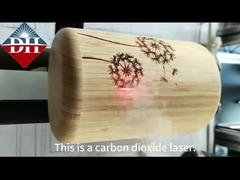 Máquina de marcação a laser de dióxido de carbono de tipo gabinete de ponto fixo de 3 eixos