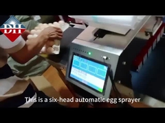 Máquina de codificação automática de spray de ovos com seis bocas