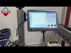 Máquina de marcação a laser de fibra voadora com data gravada no fundo da lata